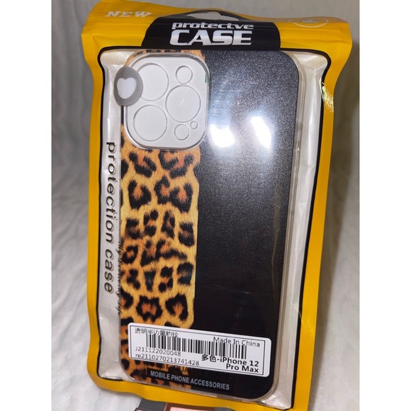 Colorblock Leopard Print iPhone 12 Pro Max Case 🖤 - Picture 12 of 17